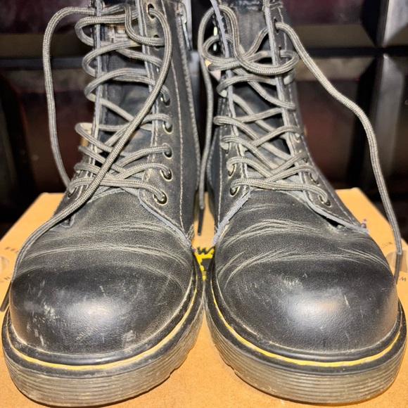 Dr. Martens Black Leather Boots